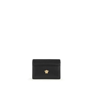 Versace Black Calf Leather Bos Taurus Men's Wallet